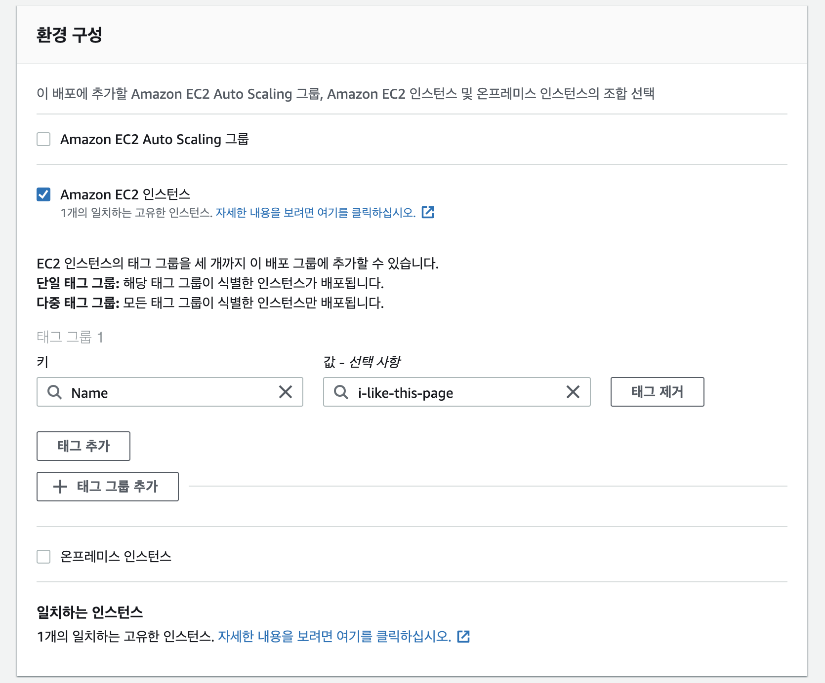 CodeDeploy 배포 그룹 생성 2