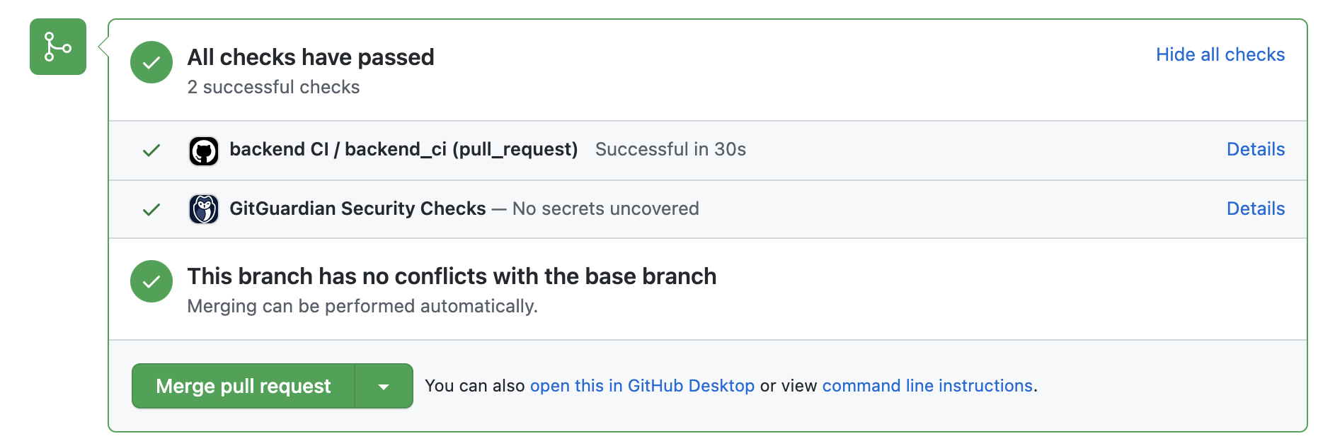 GitHub Actions CI